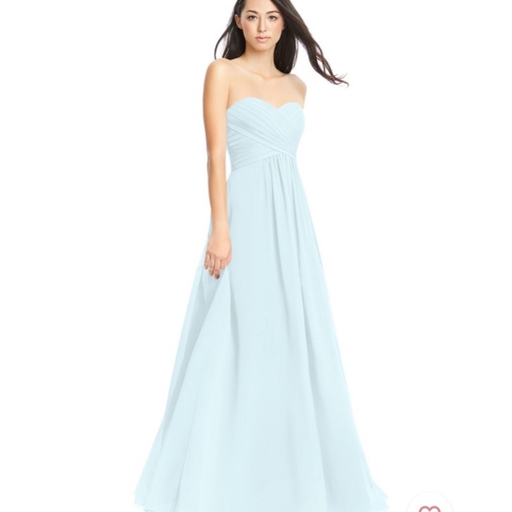 Azazie Yazmin Blue Bridesmaid Dress
